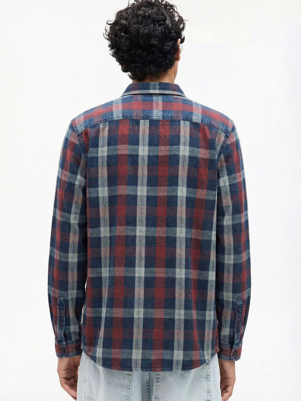 Highlander Men Maroon Checked Relaxed Fit Casual Shirt - Maroon - Image 3