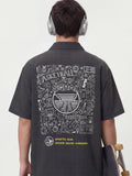 Highlander Men Black Printed Relaxed Fit Casual Shirt - Black - Image 1