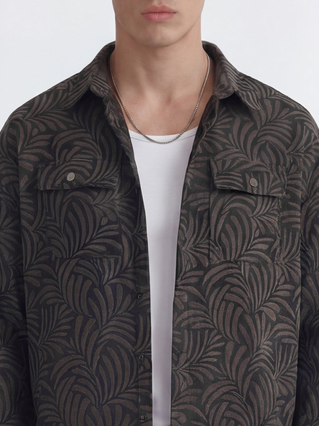 Highlander Men Black Printed Relaxed Fit Casual Shirt - Black - Image 5