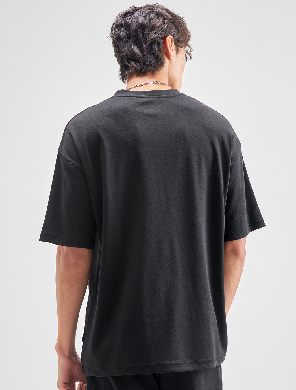 Highlander Men Black Embroidered Round Neck Embroidered T-Shirt - Black - Image 3
