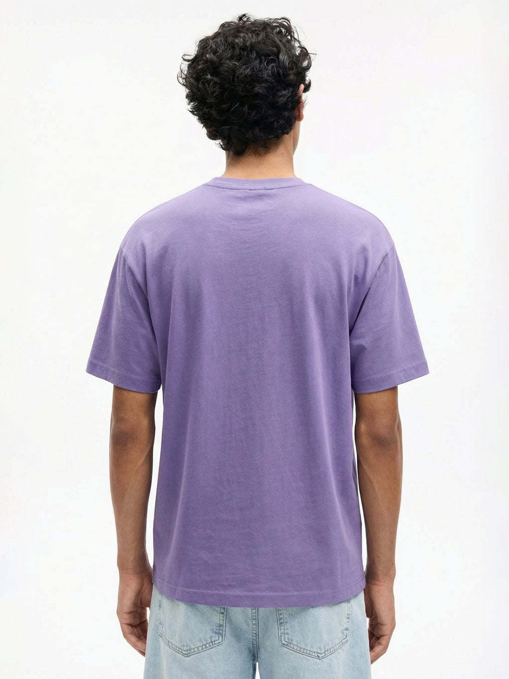 Highlander Men Purple Embroidered Round Neck T-Shirt - Purple - Image 4