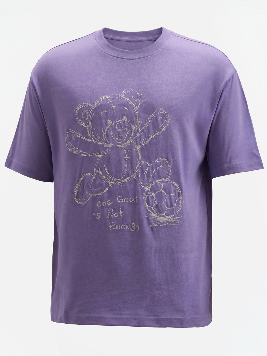 Highlander Men Purple Embroidered Round Neck T-Shirt - Purple - Image 8