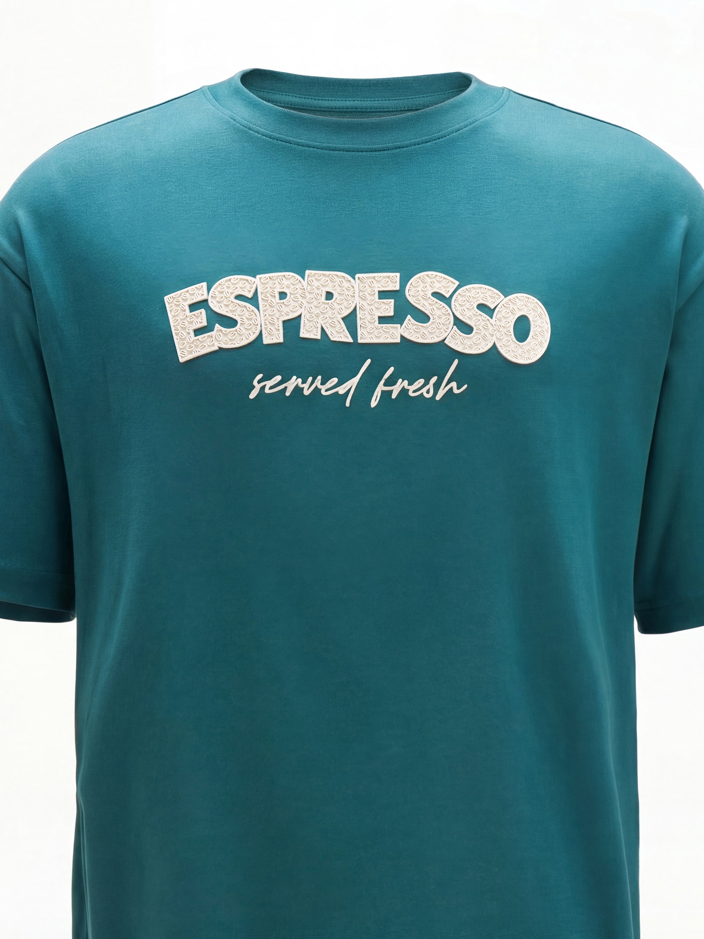 Highlander Men Teal Printed Round Neck T-Shirt - Teal - Image 2