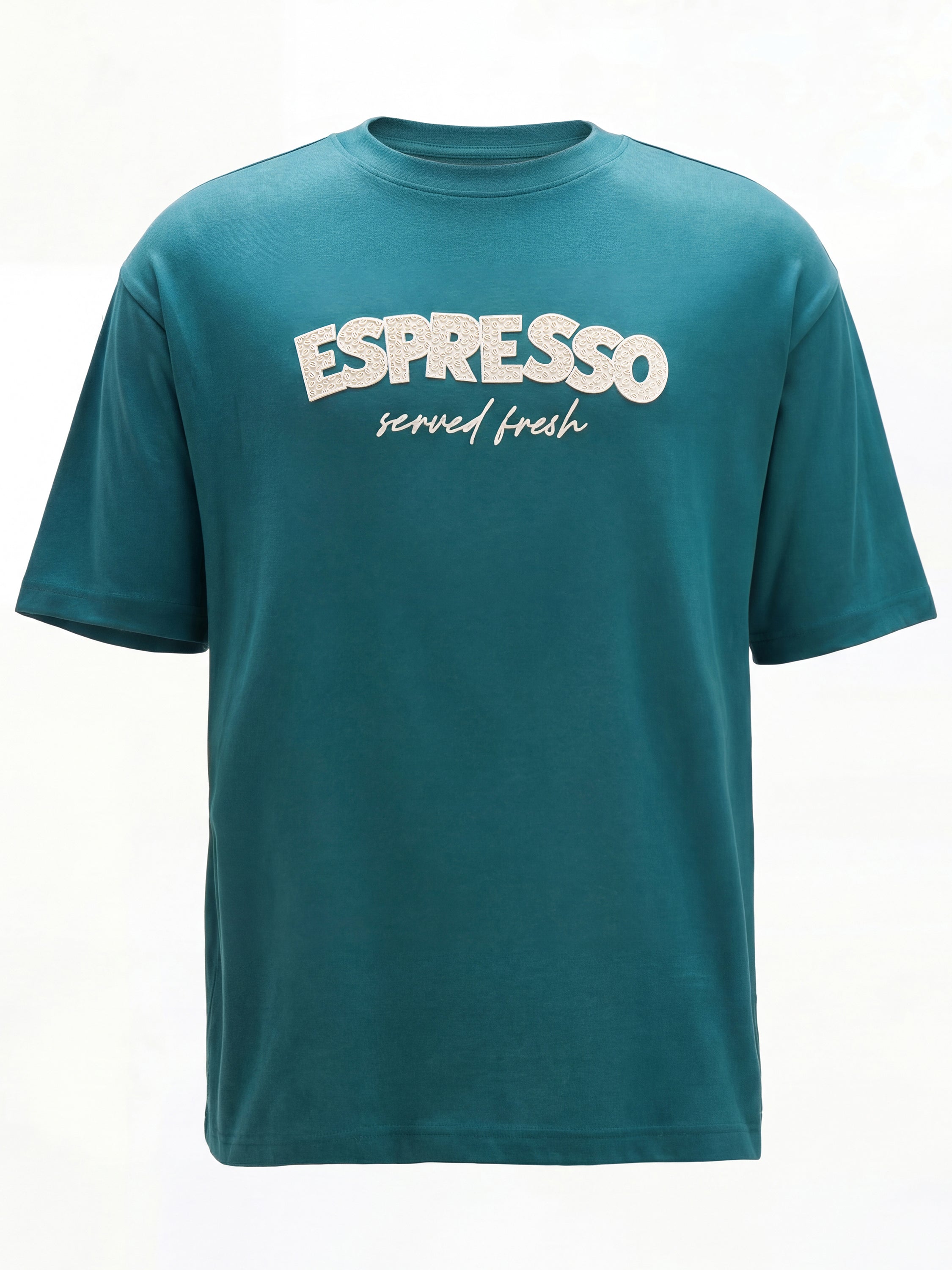 Highlander Men Teal Printed Round Neck T-Shirt - Teal - Image 8