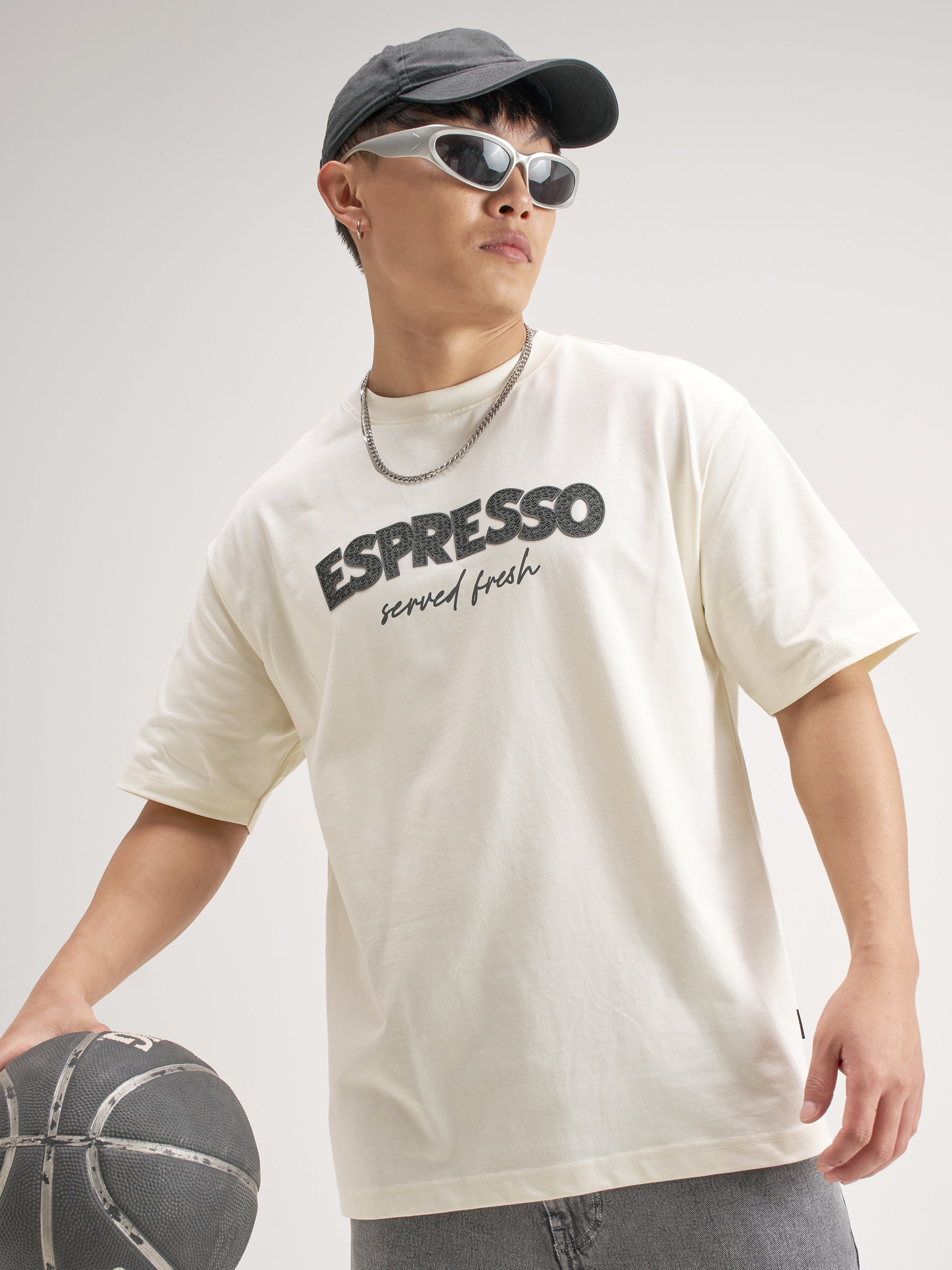 Highlander Men Off White Printed Round Neck T-Shirt - Off White - Image 3