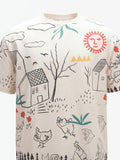 Highlander Men Off White Printed Round Neck T-Shirt - Off White - Image 1