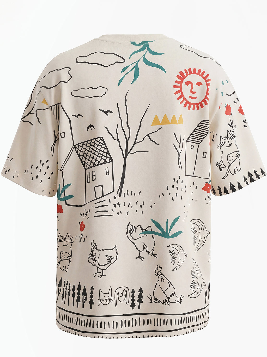 Highlander Men Off White Printed Round Neck T-Shirt - Off White - Image 2