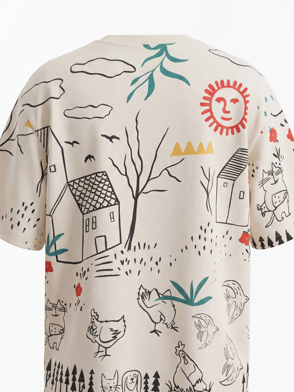 Highlander Men Off White Printed Round Neck T-Shirt - Off White - Image 3