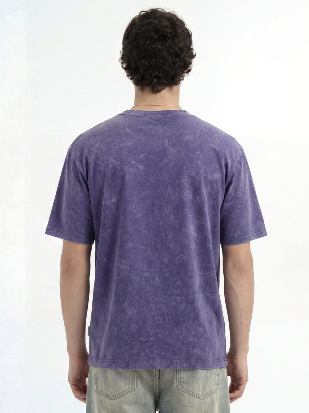 Highlander Men Blue Applique Round Neck T-Shirt - Blue - Image 5