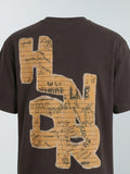 Highlander Men Brown Printed Round Neck T-Shirt - Brown - Image 1