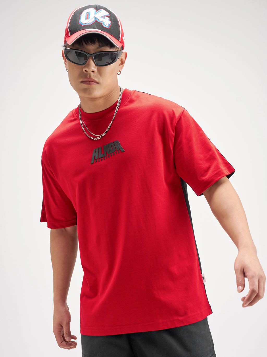 Highlander Men Red Printed Round Neck T-Shirt - Red - Image 3