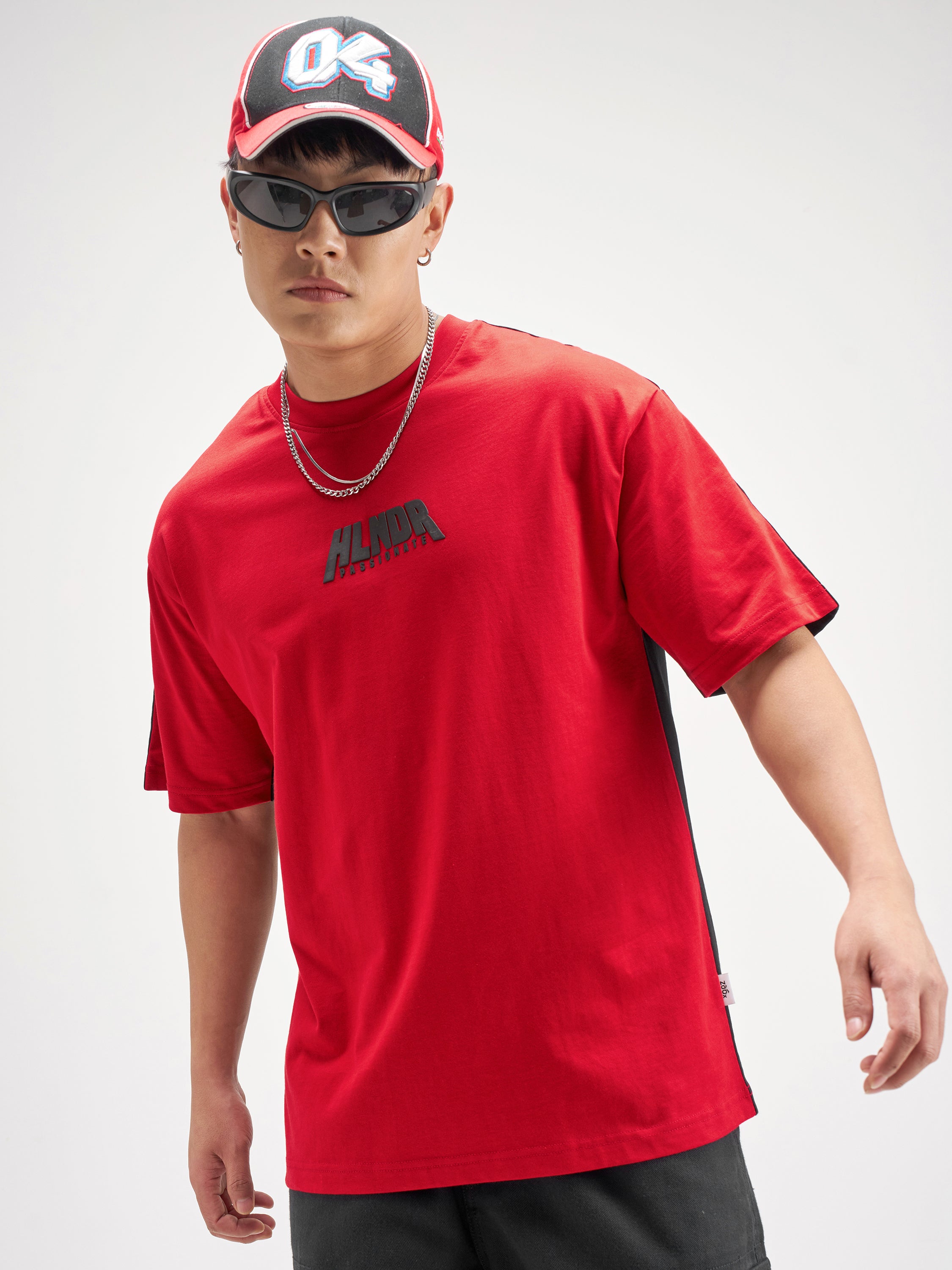 Highlander Men Red Printed Round Neck T-Shirt - Red - Image 3