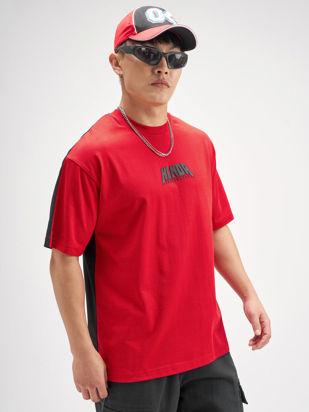 Highlander Men Red Printed Round Neck T-Shirt - Red - Image 6