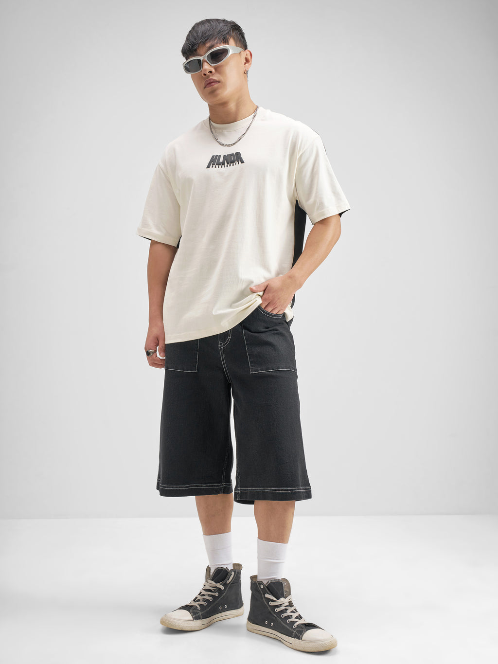 Highlander Men Off White Printed Round Neck T-Shirt - Off White - Image 2