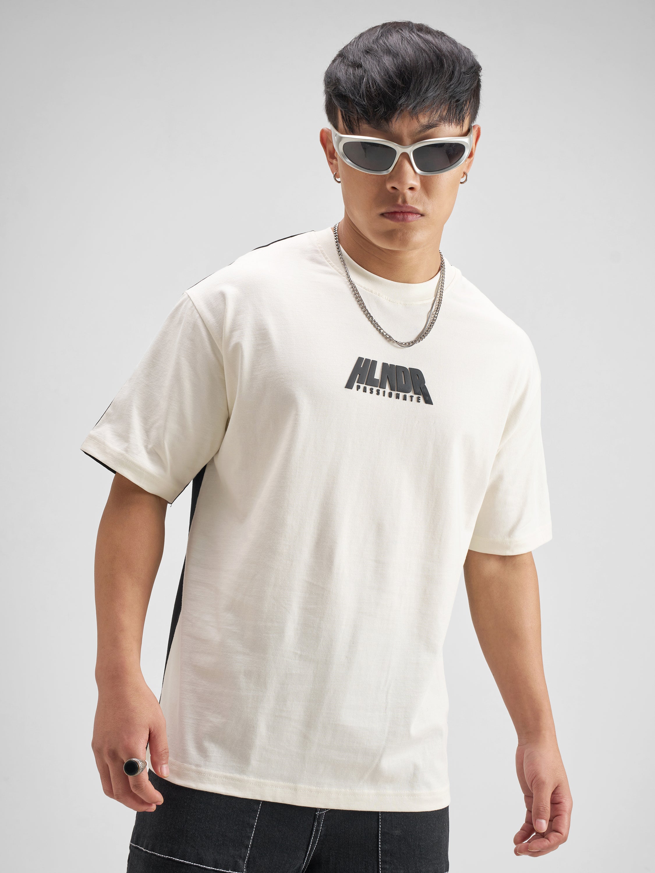 Highlander Men Off White Printed Round Neck T-Shirt - Off White - Image 3