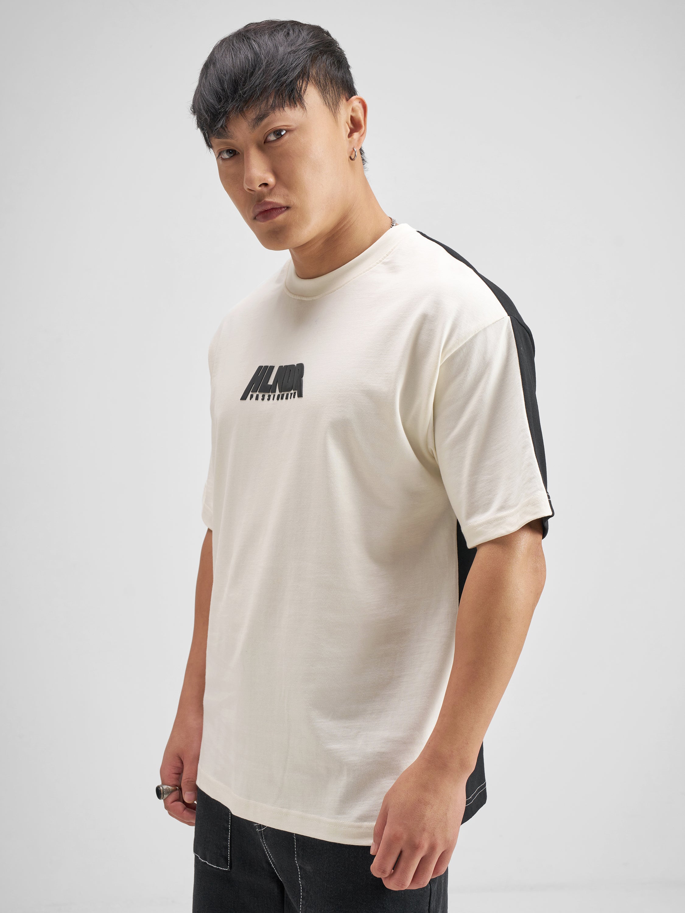 Highlander Men Off White Printed Round Neck T-Shirt - Off White - Image 4