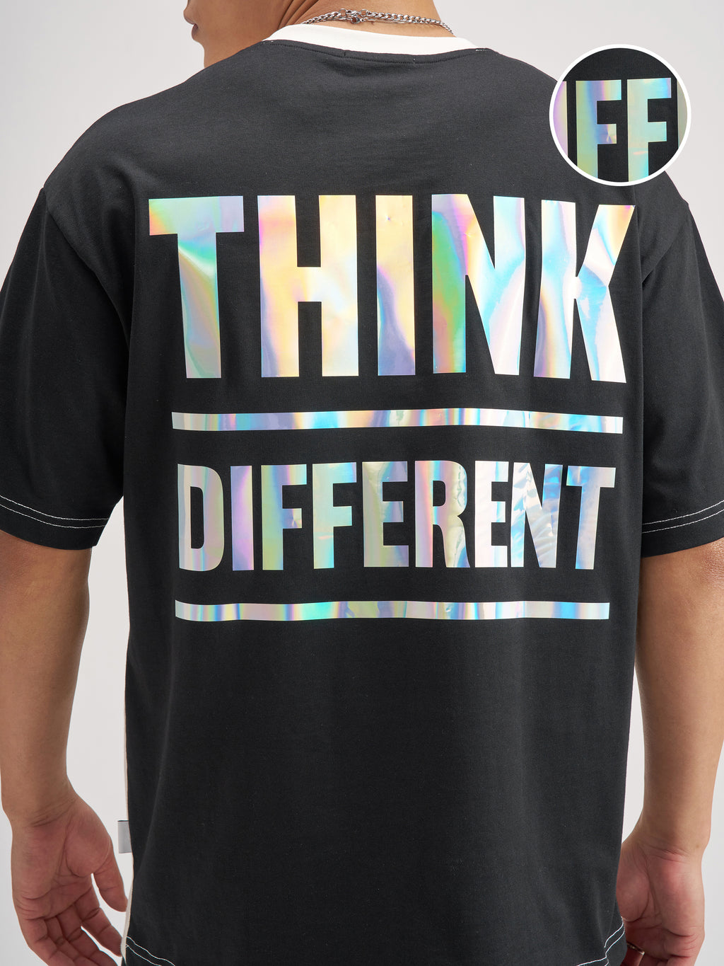 Highlander Men Off White Printed Round Neck T-Shirt - Off White - Image 5