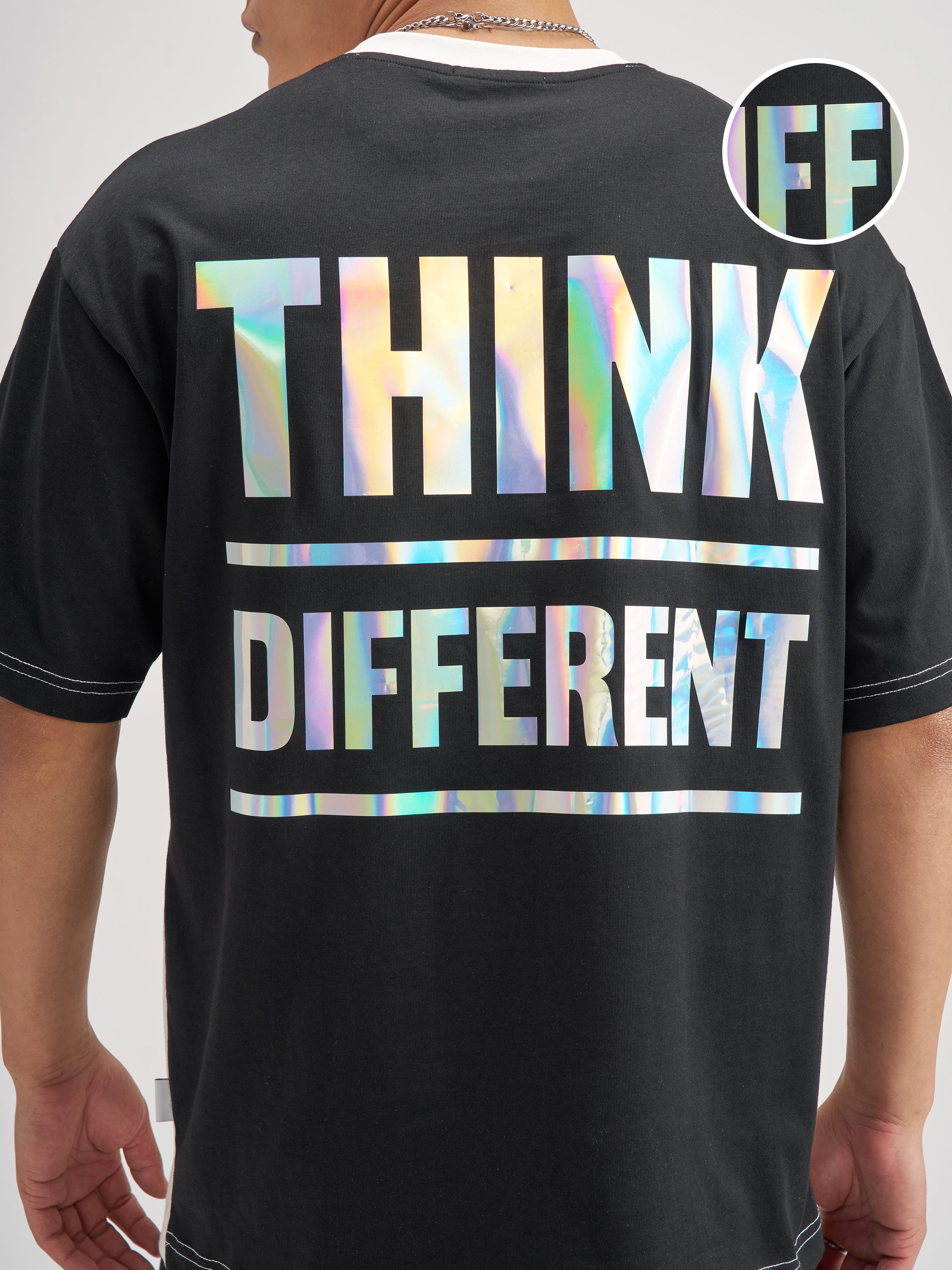 Highlander Men Off White Printed Round Neck T-Shirt - Off White - Image 5