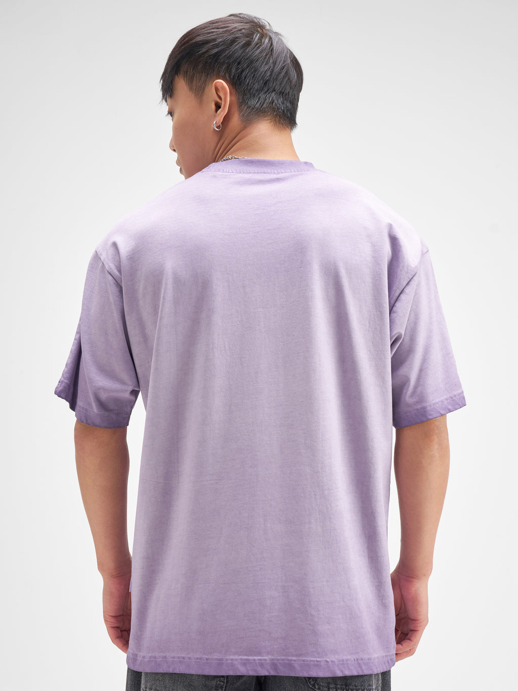 Highlander Men Purple Printed Round Neck T-Shirt - Purple - Image 3