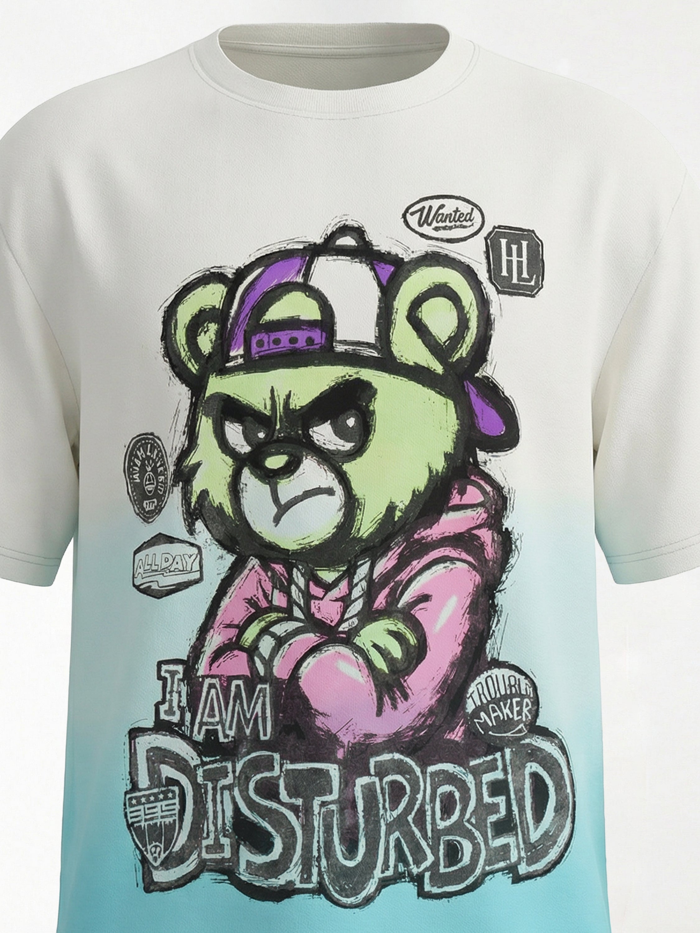 Highlander Men Multi Printed Round Neck T-Shirt - Multi - Image 1