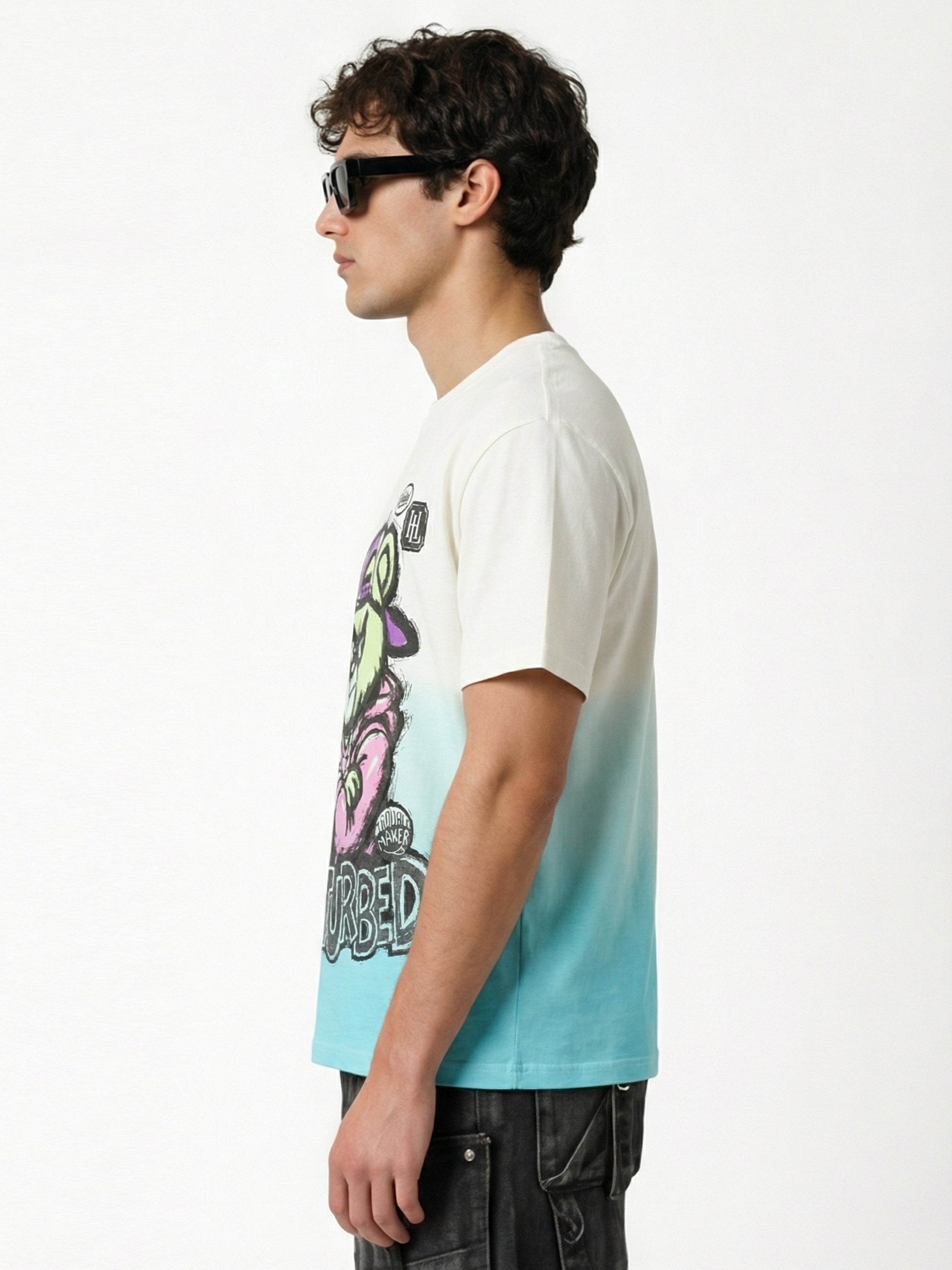 Highlander Men Multi Printed Round Neck T-Shirt - Multi - Image 5