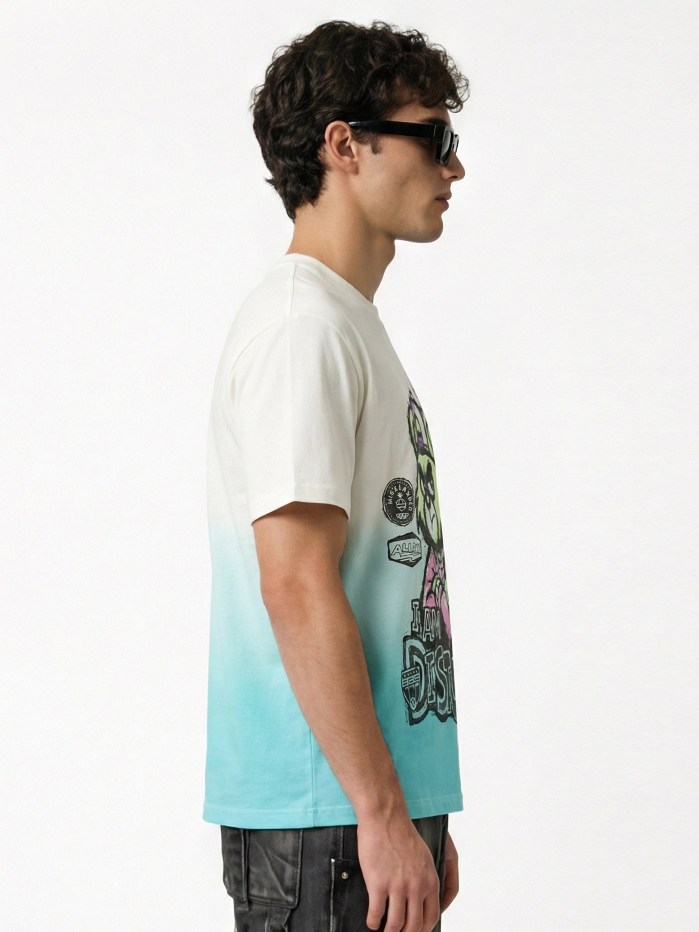 Highlander Men Multi Printed Round Neck T-Shirt - Multi - Image 7