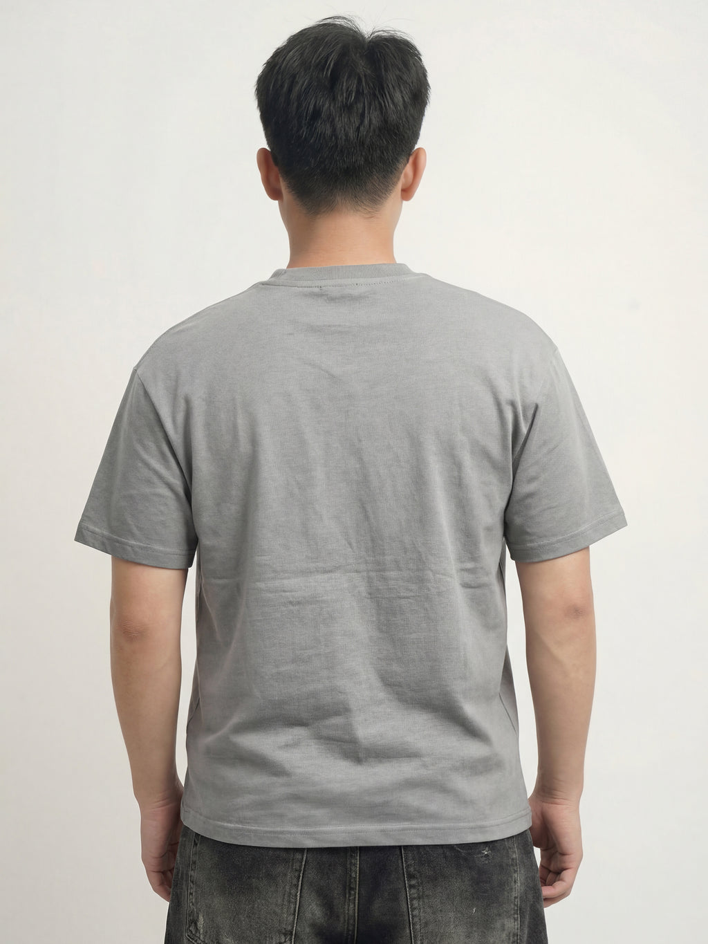 Highlander Men Grey Printed Round Neck T-Shirt - Grey - Image 5