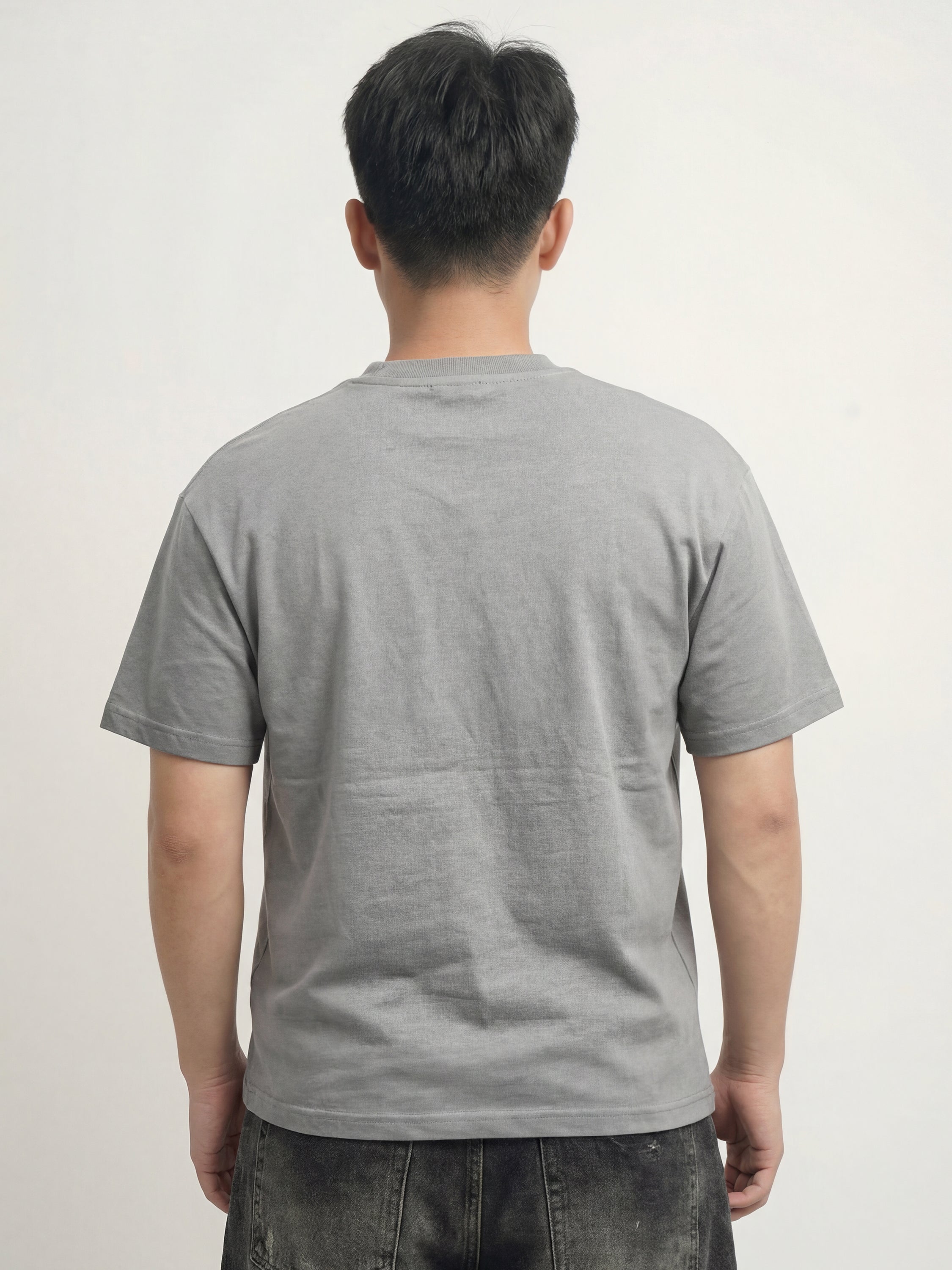 Highlander Men Grey Printed Round Neck T-Shirt - Grey - Image 5