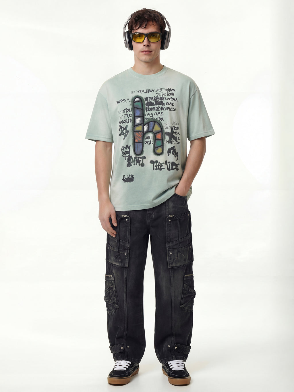 Highlander Men Green Printed Round Neck T-Shirt - Green - Image 4