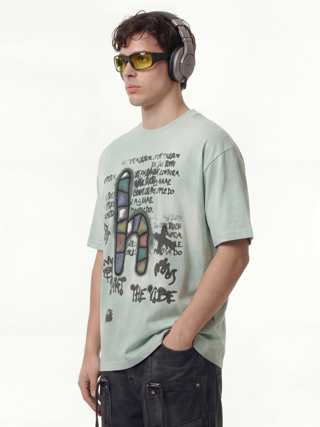 Highlander Men Green Printed Round Neck T-Shirt - Green - Image 6