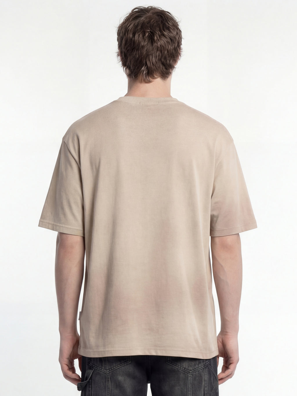 Highlander Men Green Printed Round Neck T-Shirt - Peach - Image 5
