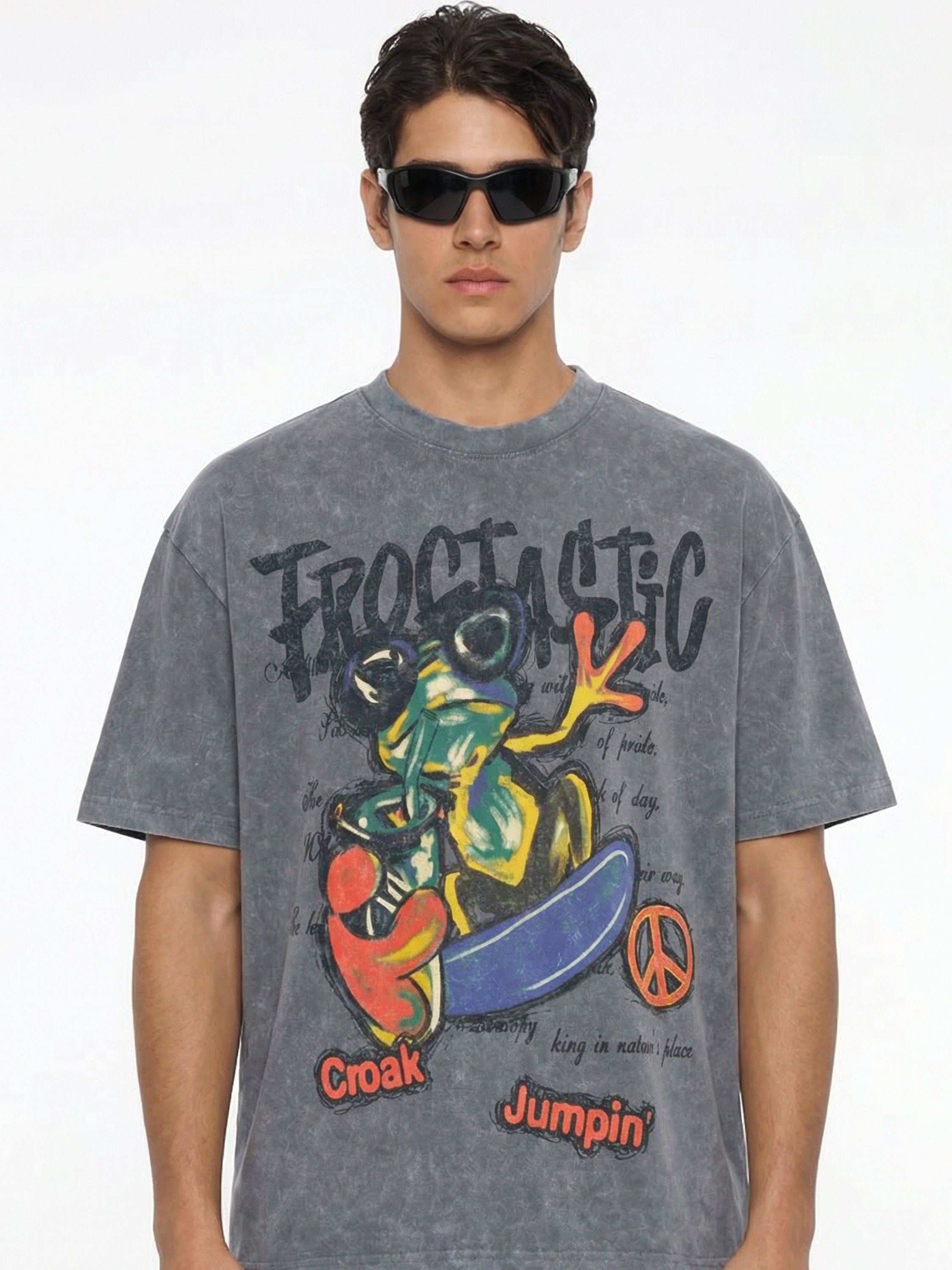 Highlander Men Grey Printed Round Neck T-Shirt - Grey - Image 3