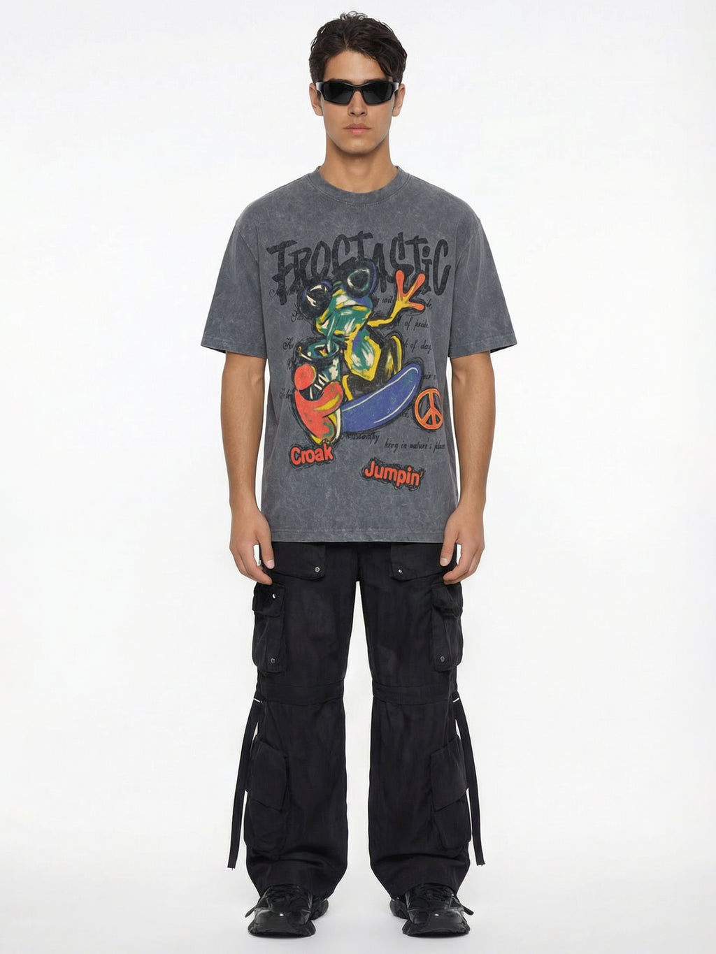 Highlander Men Grey Printed Round Neck T-Shirt - Grey - Image 4