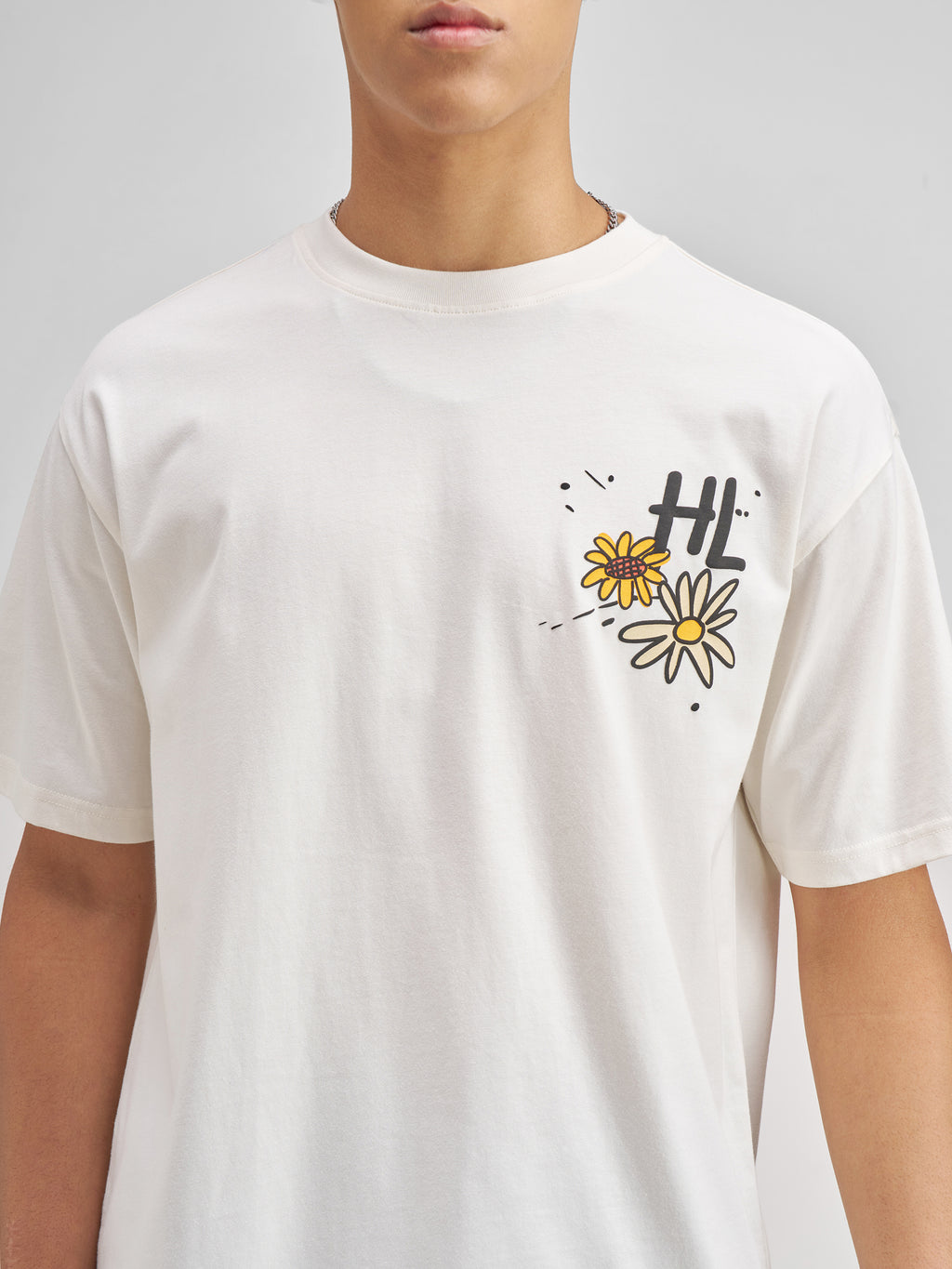 Highlander Men Off White Printed Round Neck T-Shirt - Off White - Image 7