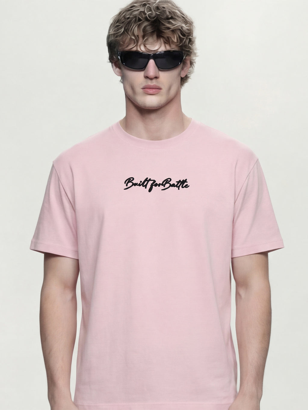 Highlander Men Pink Printed Round Neck  T-Shirt - Pink - Image 6