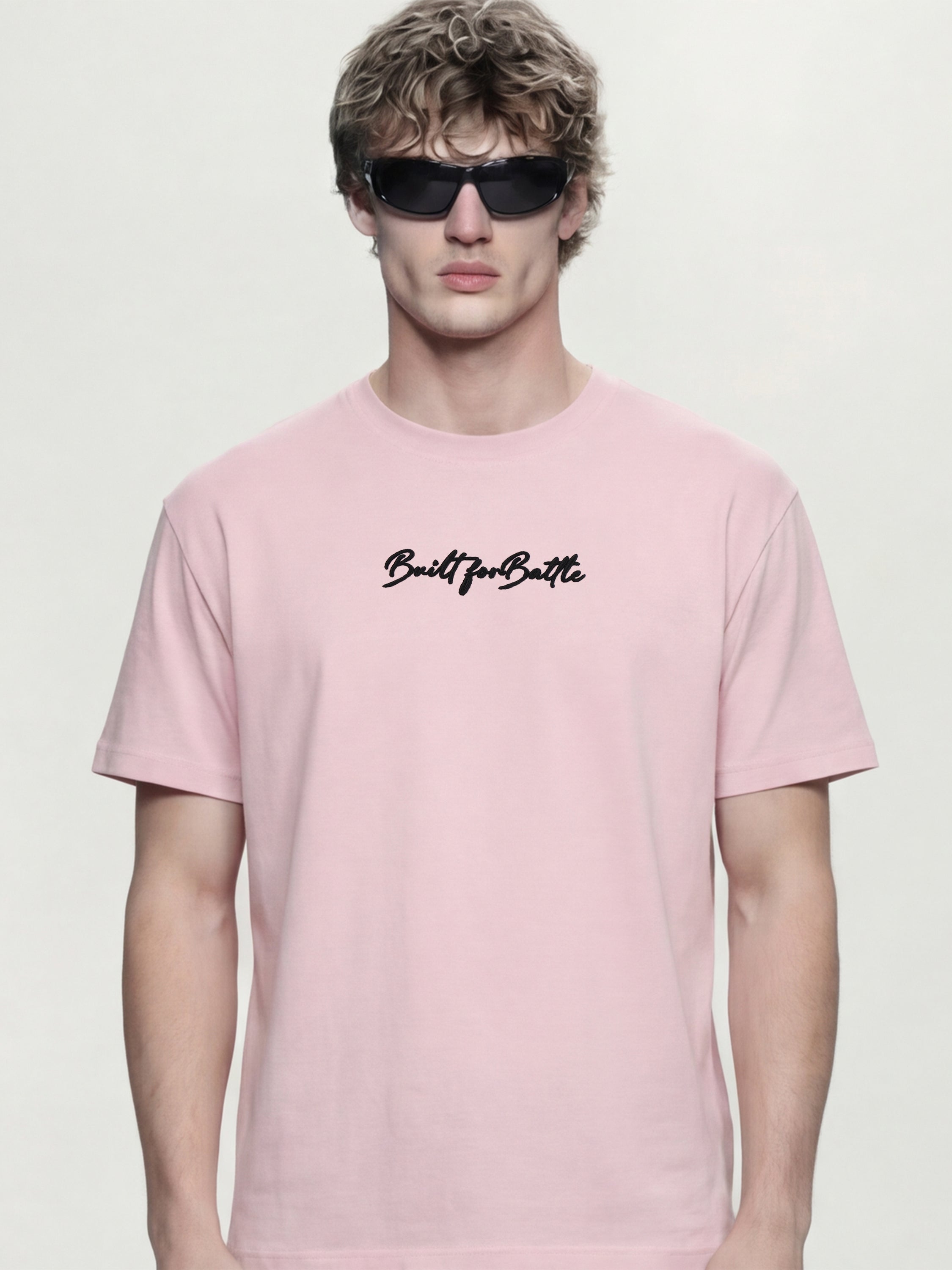 Highlander Men Pink Printed Round Neck  T-Shirt - Pink - Image 6