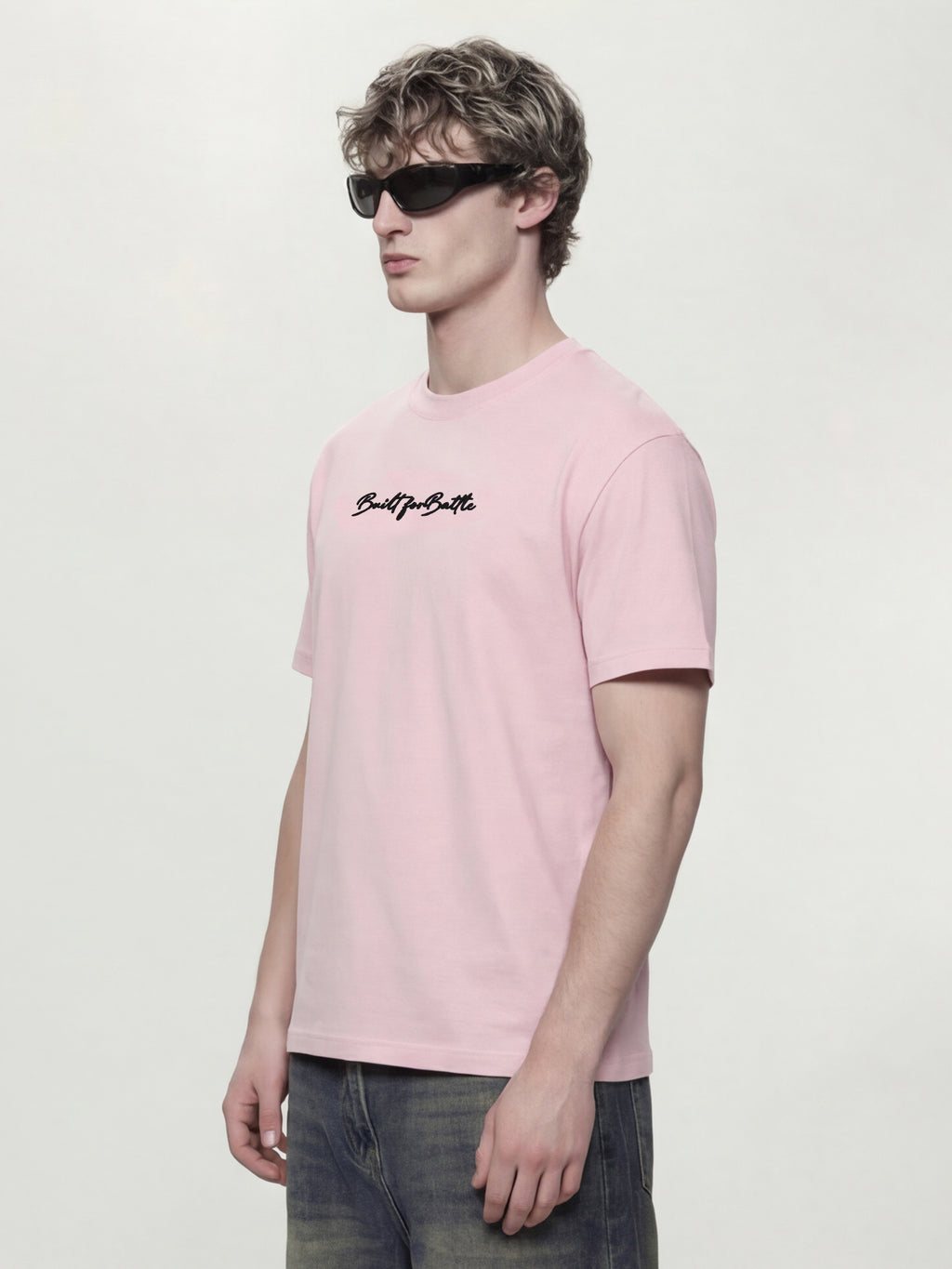 Highlander Men Pink Printed Round Neck  T-Shirt - Pink - Image 7