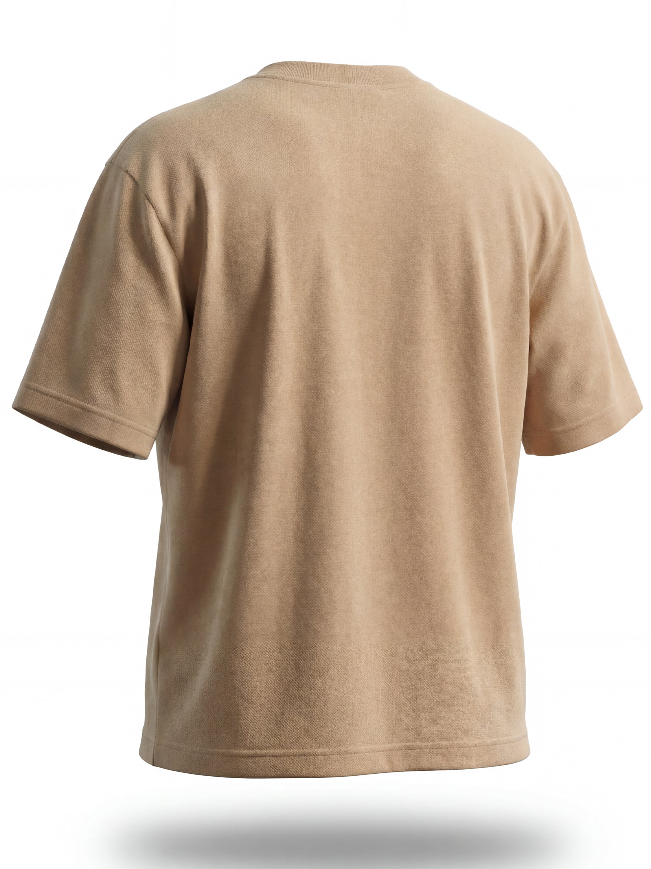 Highlander Men Tan Printed Round Neck T-Shirt - Tan - Image 2