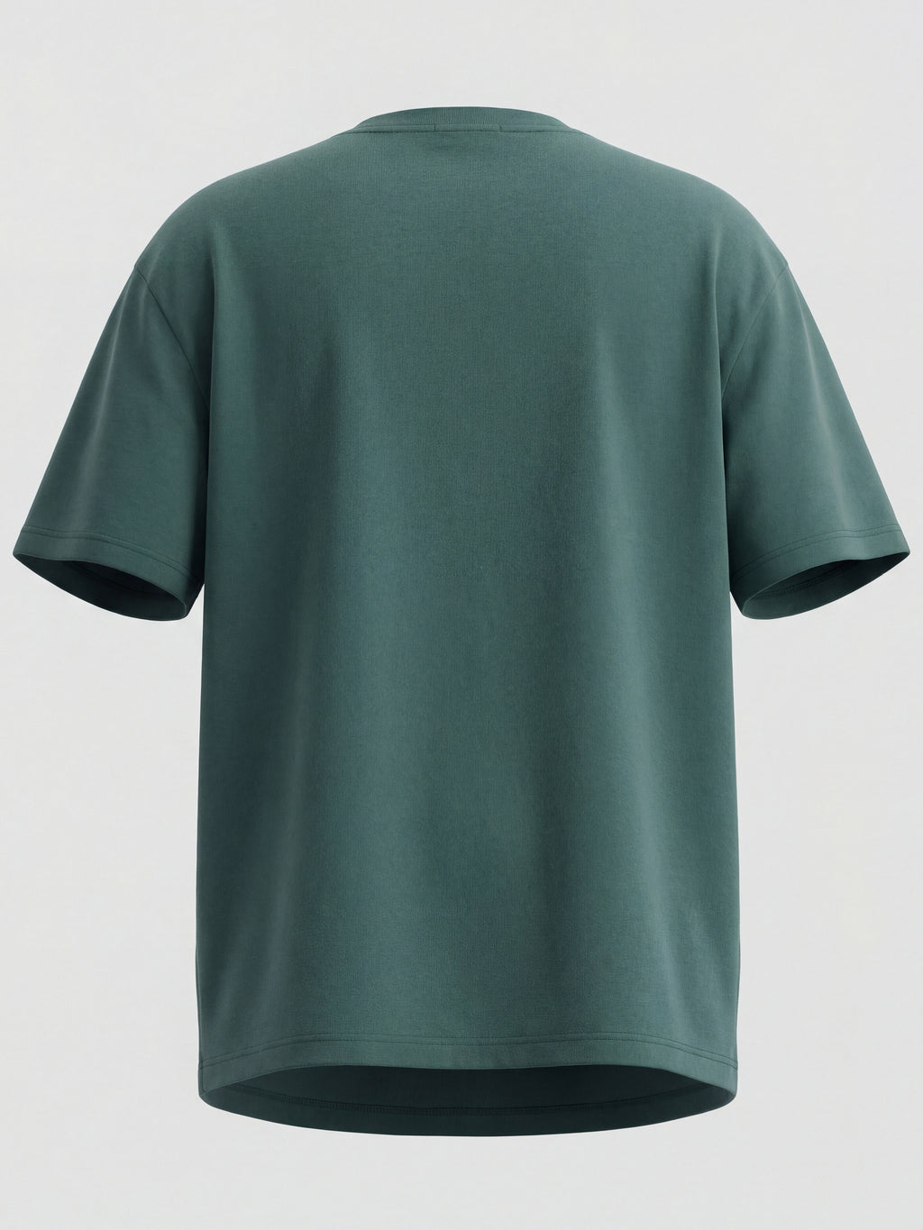 Highlander Men Teal Embroidered Round Neck T-Shirt - Teal - Image 2