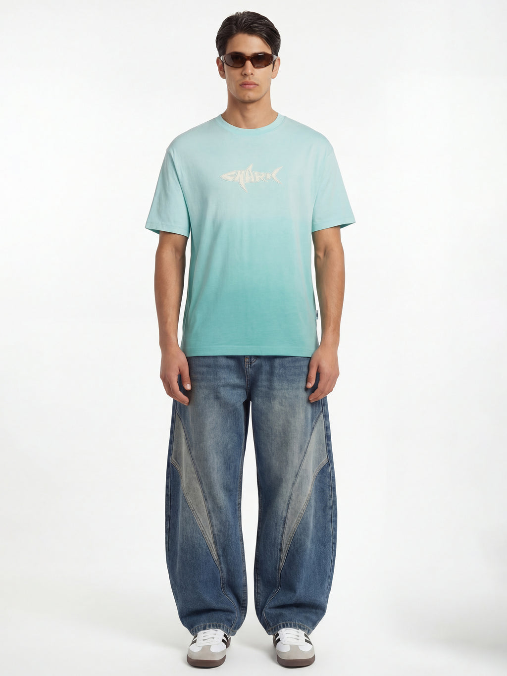 Highlander Men Blue Printed Round Neck T-Shirt - Blue - Image 5