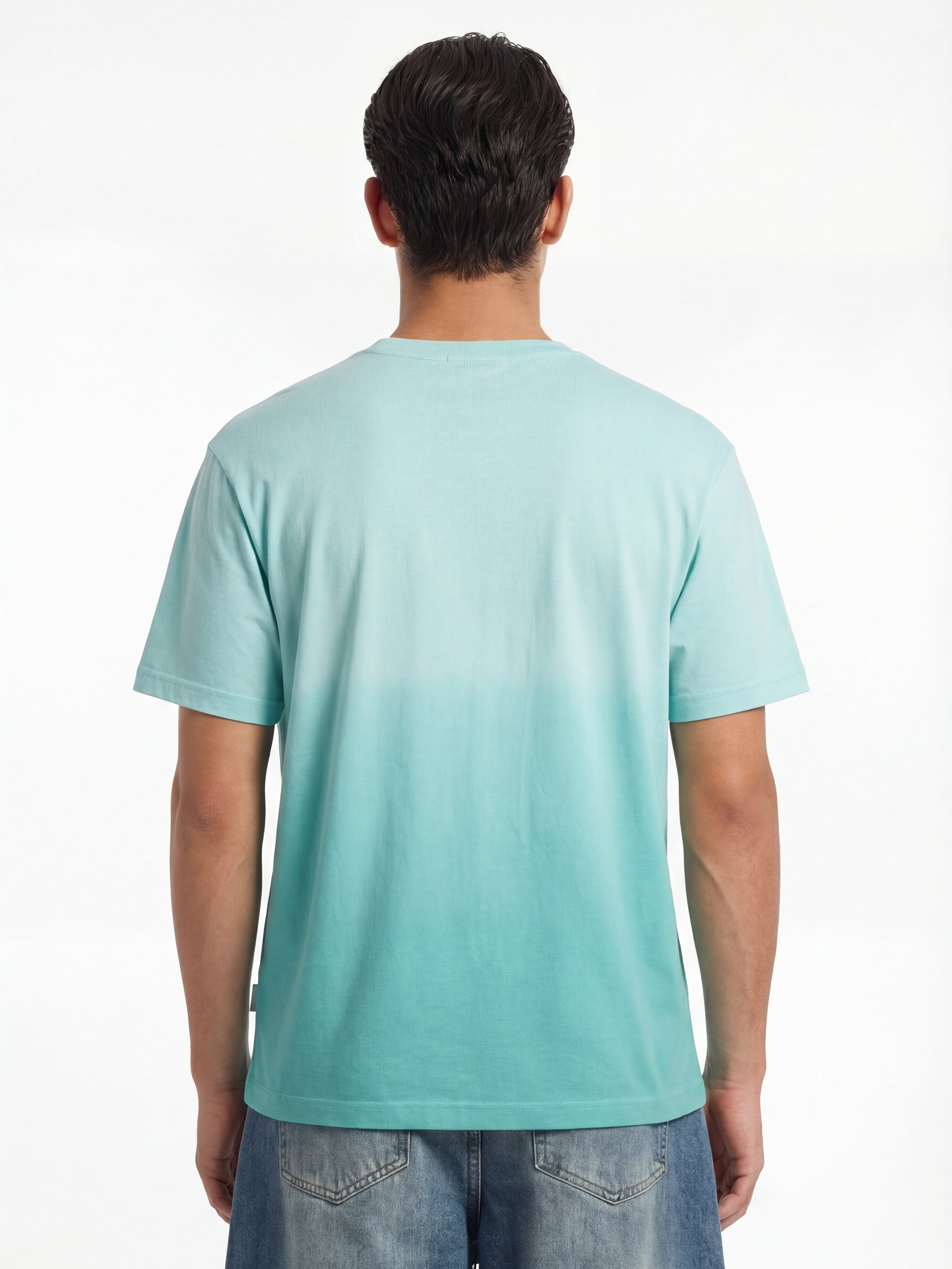 Highlander Men Blue Printed Round Neck T-Shirt - Blue - Image 6