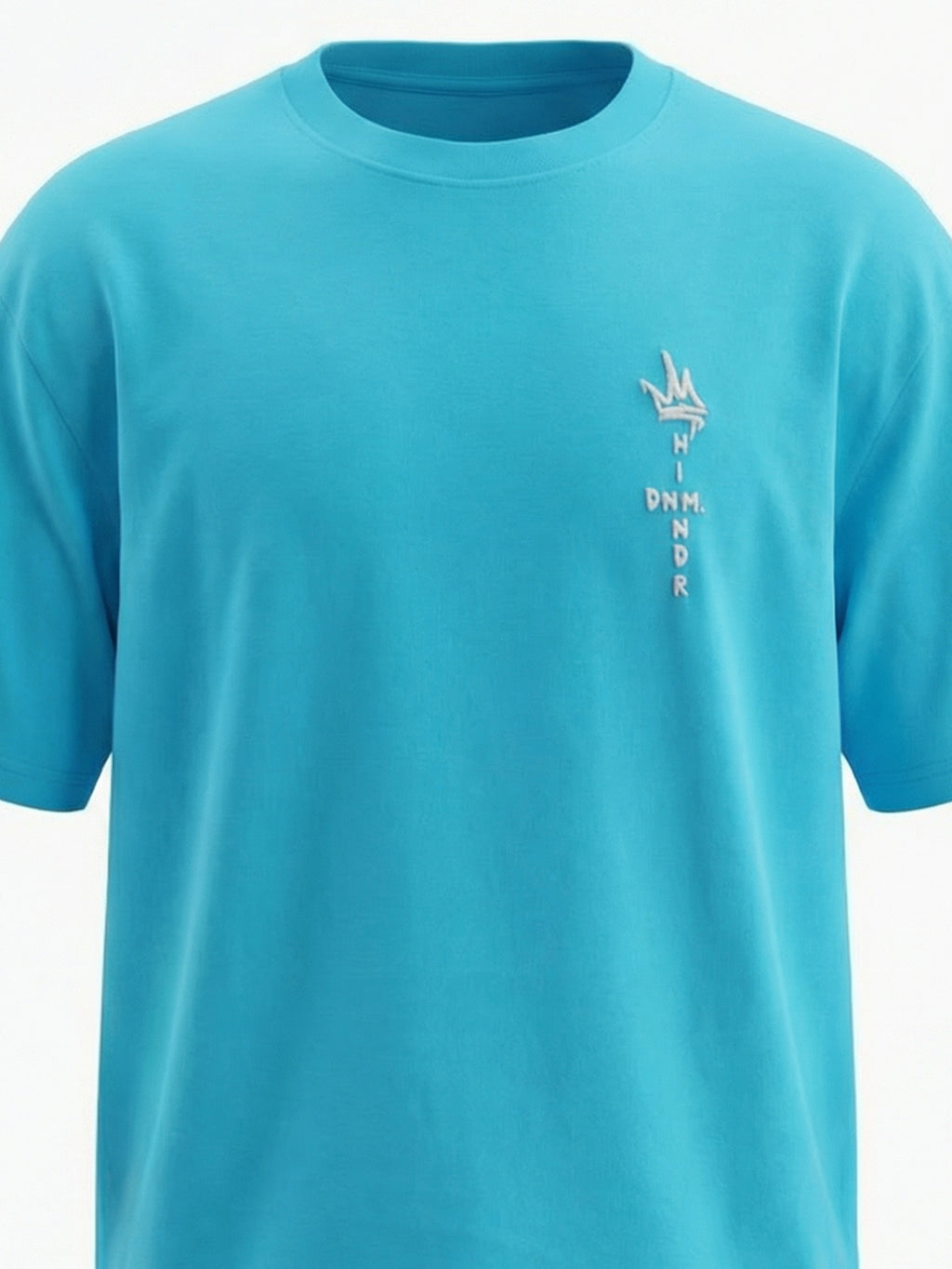 Highlander Men Blue Printed Round Neck T-Shirt - Blue - Image 2