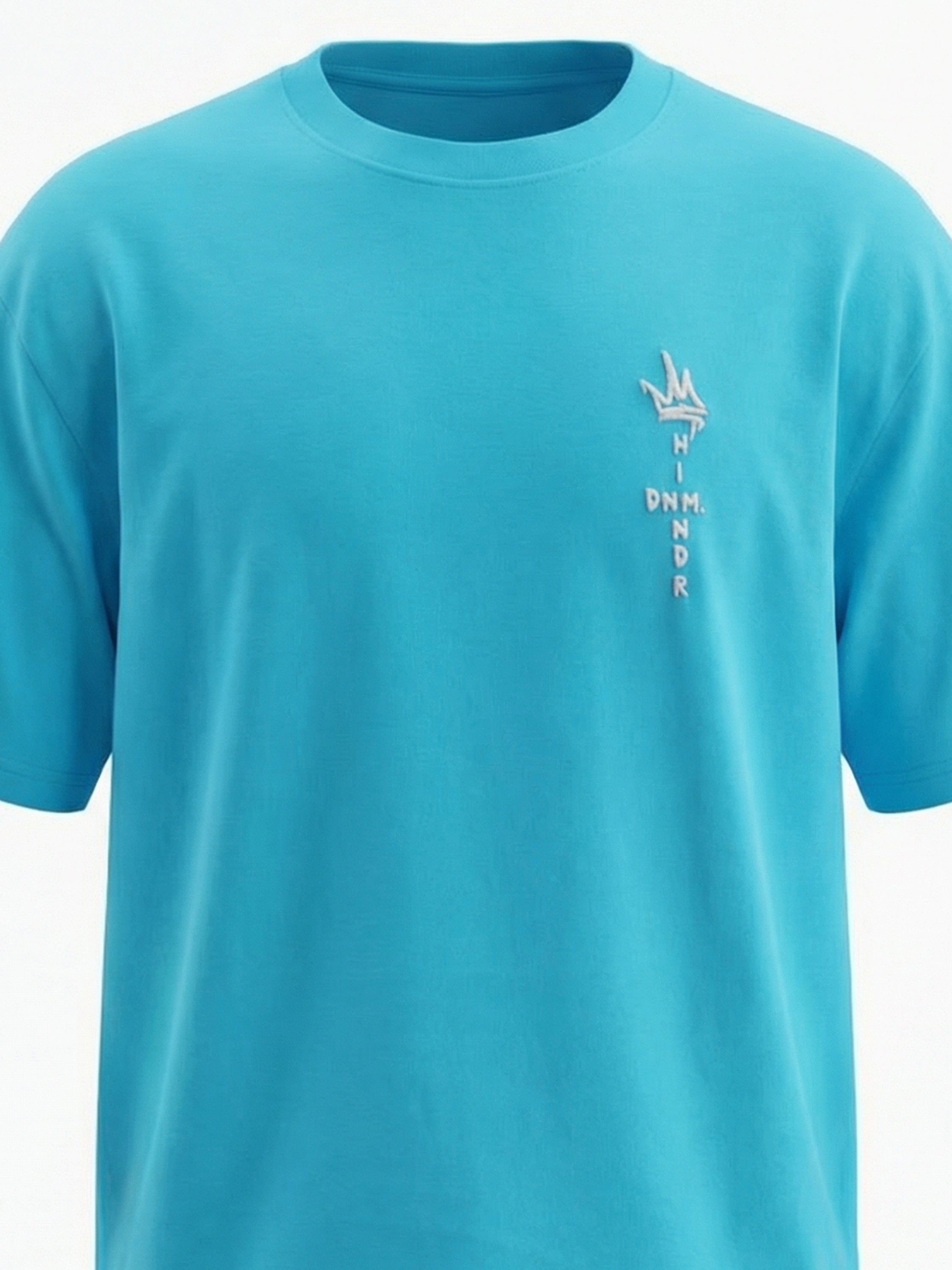 Highlander Men Blue Printed Round Neck T-Shirt - Blue - Image 2