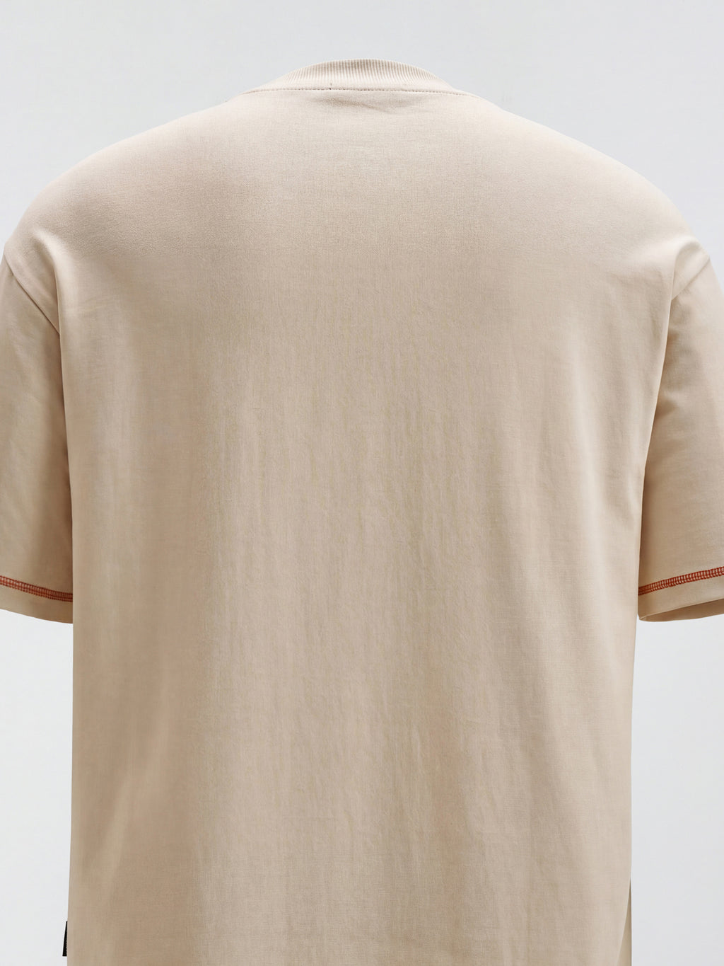 Highlander Men Beige Embroidered Round Neck T-Shirt - Beige - Image 2