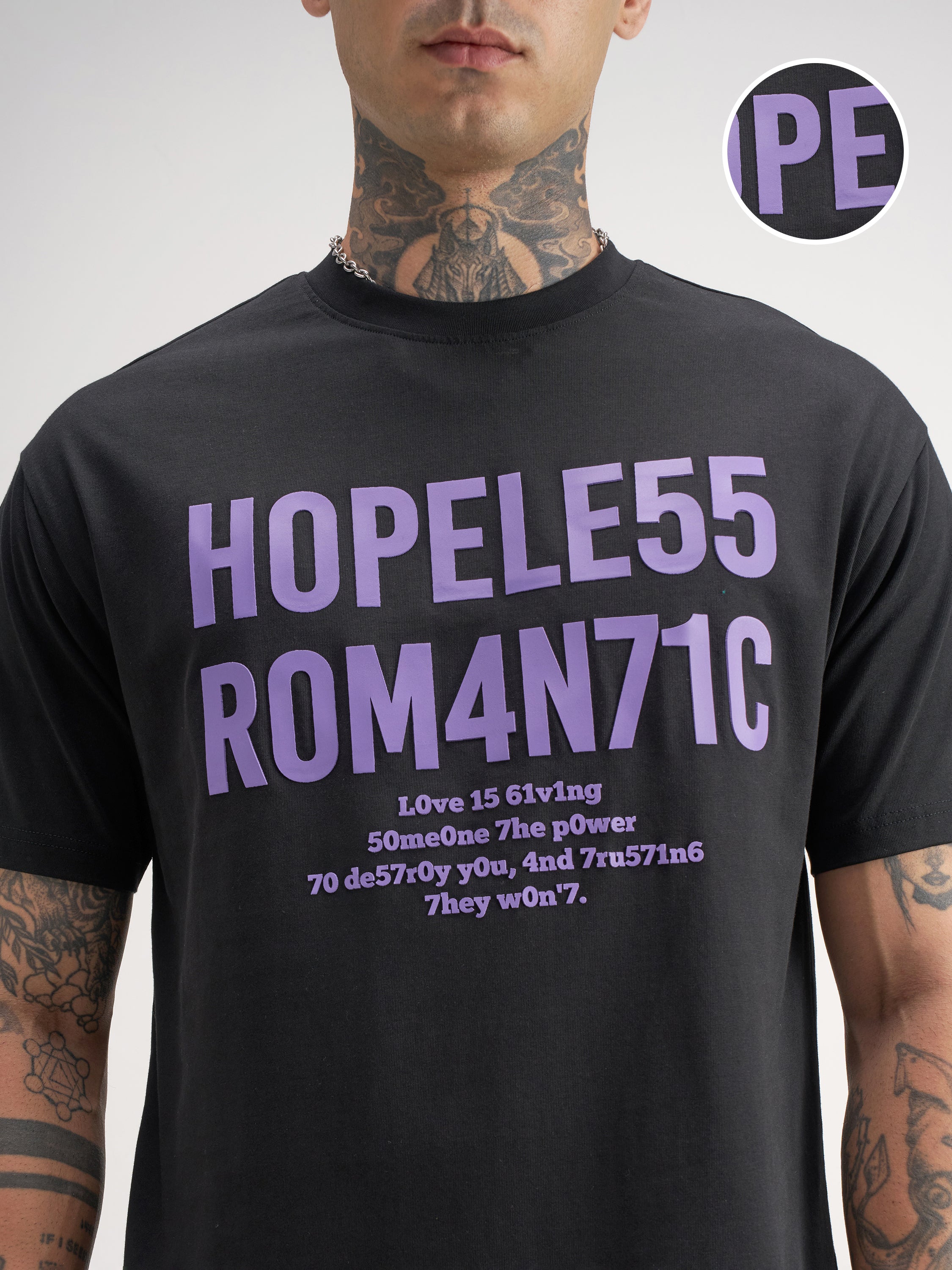 Highlander Men Black Printed Round Neck T-Shirt - Black - Image 5