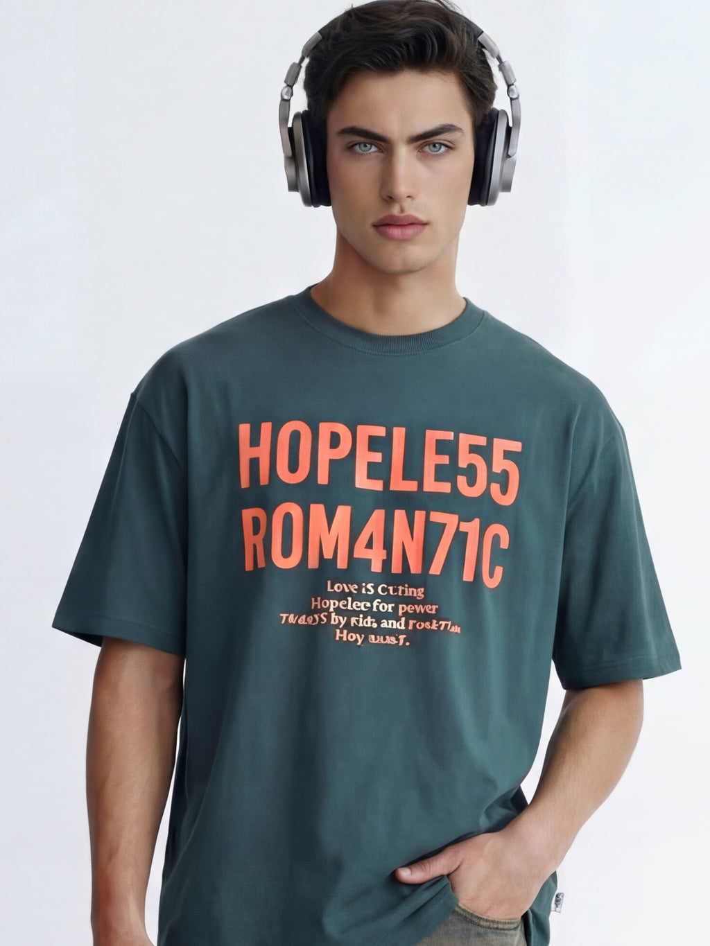 Highlander Men Green Printed Round Neck T-Shirt - Green - Image 3