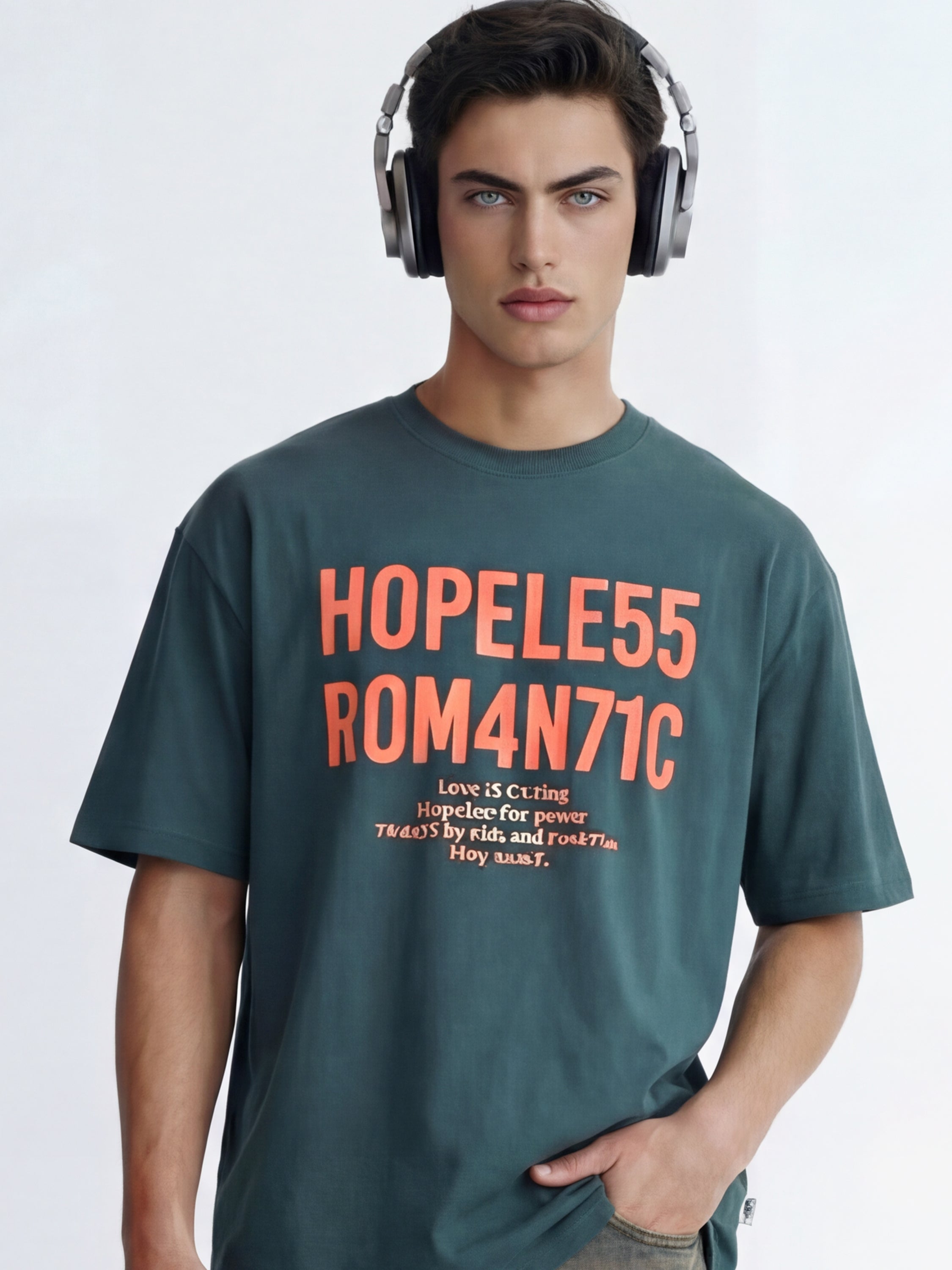 Highlander Men Green Printed Round Neck T-Shirt - Green - Image 3
