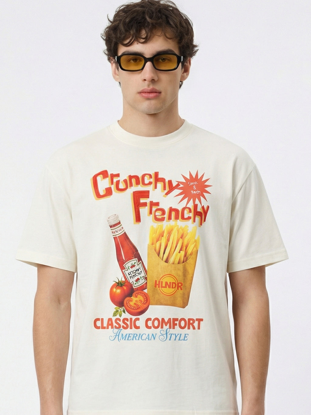 Highlander Men Off White Printed Round Neck T-Shirt - Off White - Image 2