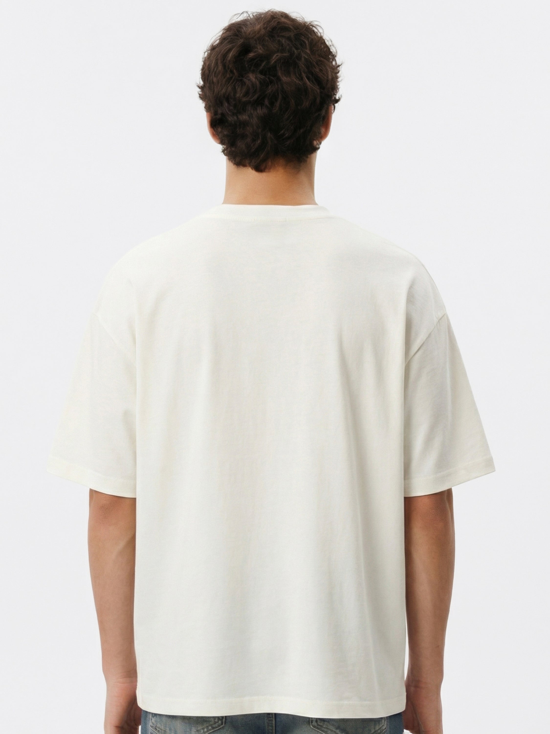 Highlander Men Off White Printed Round Neck T-Shirt - Off White - Image 4