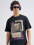 Highlander Men Black Printed Round Neck T-Shirt